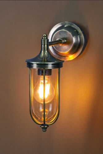 NOOSA OUTDOOR WALL LIGHT ANTIQUE SILVER By Emac & Lawton