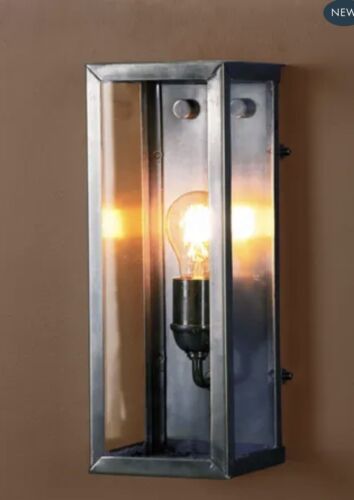 GOODMAN OUTDOOR WALL LIGHT SMALL ANTIQUE SILVER
