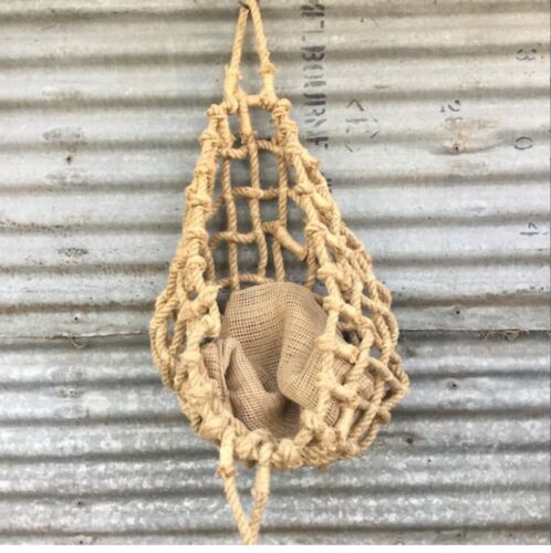 HANDMADE JUTE ROPE BASKET (HANGING)