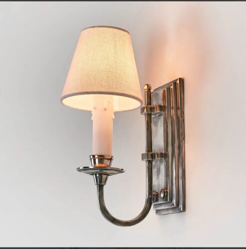 EAST BORNE WALL LIGHT ANTIQUE SILVER (Base Only)