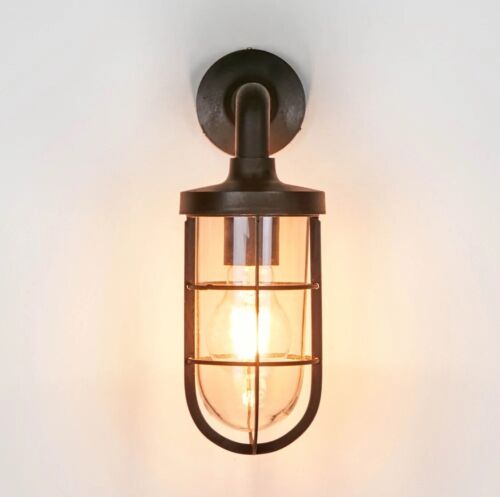 SUBMARINE OUTDOOR WALL LIGHT BLACK By Emac & Lawton