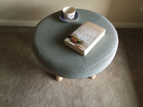 LOW STOOL/COFFEE TABLE/SIDE TABLE-TIMBER LEGS AND WATER HYACINTH TOP-40H X 60 D