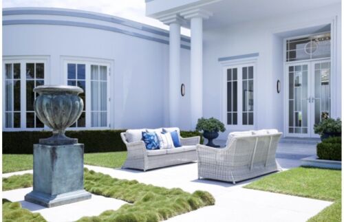 Avalon 3 Seater Outdoor Sofa - White - Australian Designed by Wisteria Design