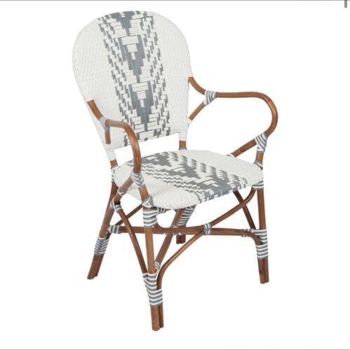 TROPEZ RATTAN CHAIR GREY By Florabelle Living RRP$349.00