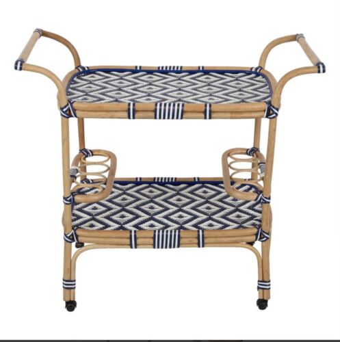HAMPTONS RATTAN TROLLEY By florabelle