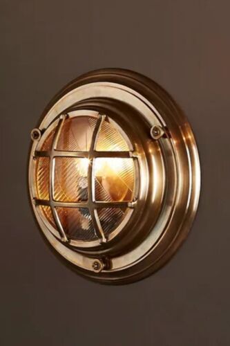 JERVIS OUTDOOR WALL LIGHT BRASS By Emac & Lawton