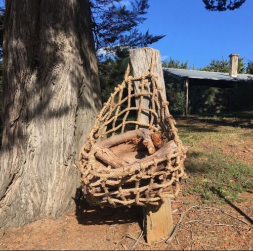 HANDMADE JUTE ROPE BASKET (HANGING)