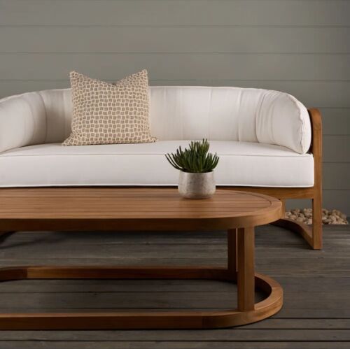 Weave Teak Coffee Table -Outdoor By Florabelle Living