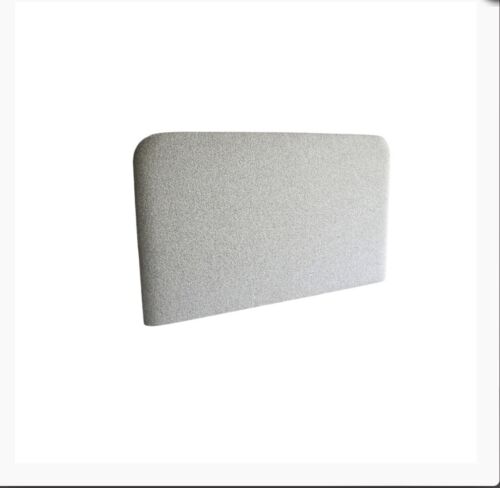 Fully upholstered Bianca Bedhead - King Storm Boucle FREE DELIVERY MELBOURNE