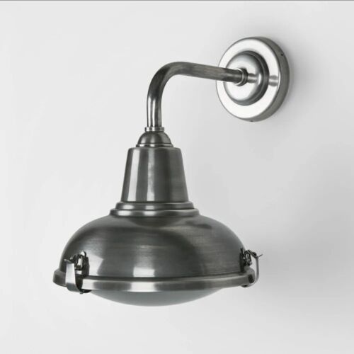 CATALINA OUTDOOR WALL LIGHT ANTIQUE SILVER By Emac & Lawton