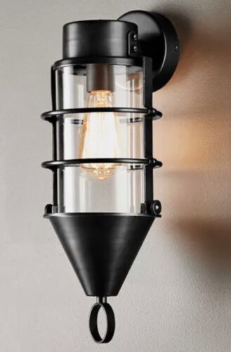 EASTWOOD OUTDOOR WALL LIGHT BLACK By Emac & Lawton