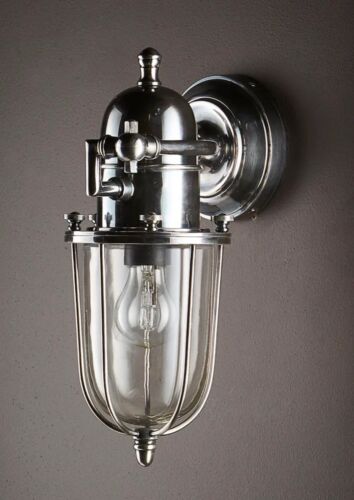 CHAPEL OUTDOOR WALL LIGHT OUTDOOR SILVER By Emac & Lawton