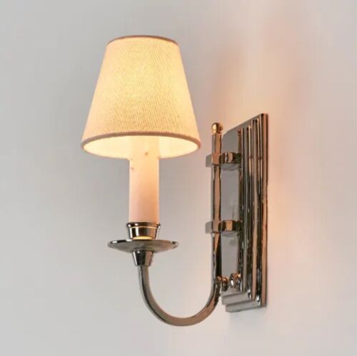 EAST BORNE WALL LIGHT NICKEL (Base Only) By Emac & Lawton