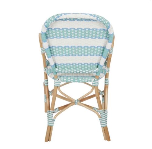 BRIGHTON RATTAN CHAIR AQUA BLUE