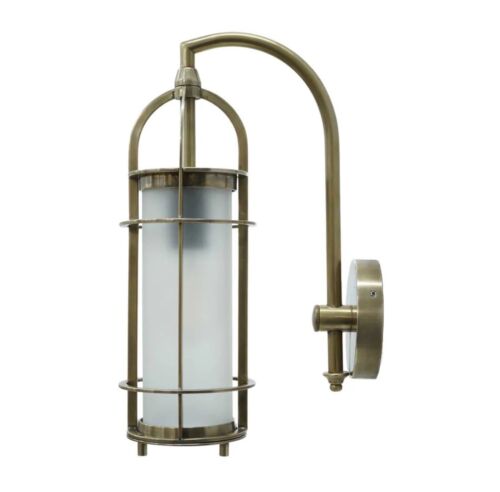 ** Pre Order BEL AIR OUTDOOR WALL LIGHT BRASS  By Emac & Lawton DUE 28 FEb 2025