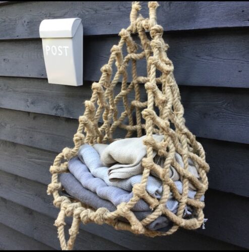HANDMADE JUTE ROPE BASKET (HANGING)