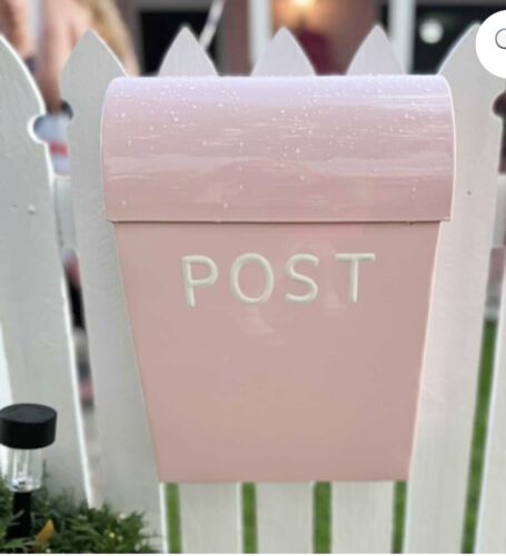 POST BOX – LARGE MAIL BOX - PINK 28 cm x 37 cm x 17 cm