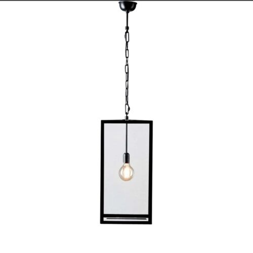 ARCHIE ROSE CEILING PENDANT LARGE BLACK by Emac & Lawton