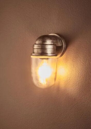 NAUTICAL OUTDOOR WALL LIGHT SILVER By Emac & Lawton
