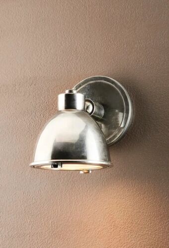 PANAMA OUTDOOR WALL LIGHT ANTIQUE SILVER By Emac & Lawton