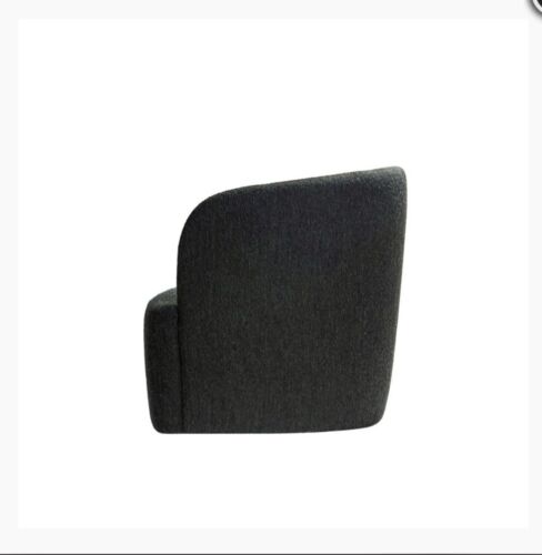 High End Gigi Charcoal Boucle Lounge Chair by Satara