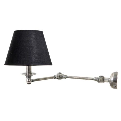 PORTLAND WALL LIGHT BASE SILVER By Emac & Lawton