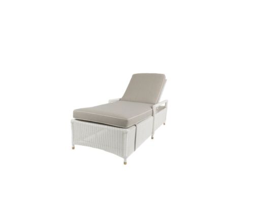 Sorrento Outdoor Lounger  - White - Australian Designed