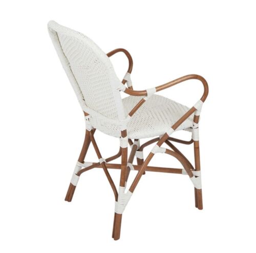 MARNIE RATTAN CHAIR WHITE