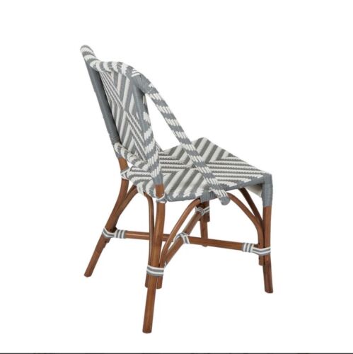 NORMANDY RATTAN DINING CHAIR GREY