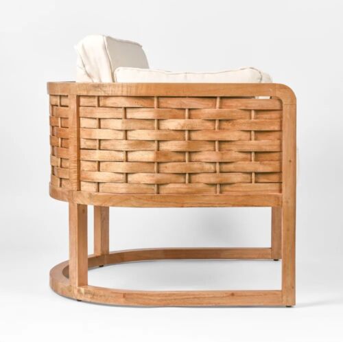 Weave Teak Armchair -Outdoor By Florabelle Living