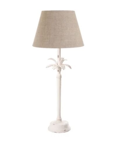 CASABLANCA TABLE LAMP BASE WHITE - BASE ONLY - By Emac & Lawton
