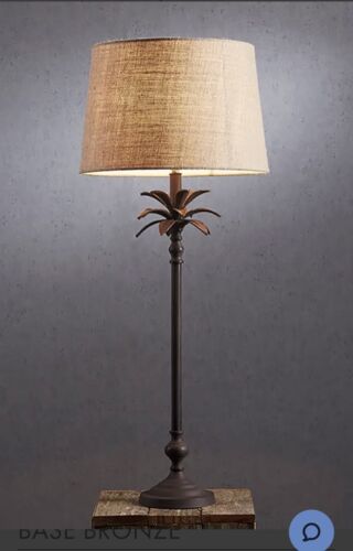 CASABLANCA TABLE LAMP BASE BRONZE - BASE ONLY