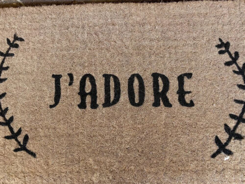 HIGH QUALITY Thick Doormat J’Adore-  45 X 75 X 4 CM Doormat Designs