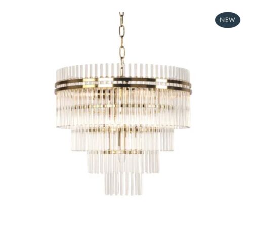 INFINITY CHANDELIER BRASS By Emac & Lawton