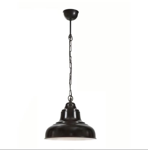 BRASSERIE OVERHEAD CEILING PENDANT SMALL BLACK by Emac & Lawton