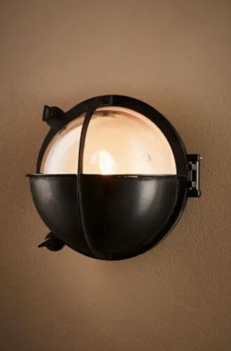 VIENNA OUTDOOR WALL LIGHT IN BLACK By Emac & Lawton