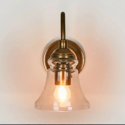 PLAZA WALL LIGHT ANTIQUE BRASS By Florabelle Living