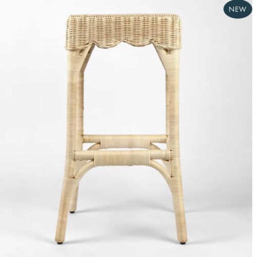 BELLE BAR STOOL NATURAL By Florabelle Living - 75 CM HEIGHT