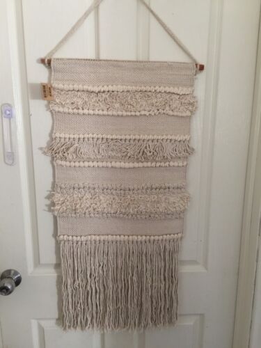 Boho Wall Decor Hanging Cream  80x40x0.5 cm