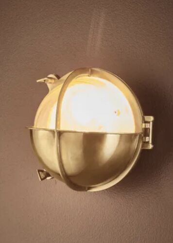 VIENNA OUTDOOR WALL LIGHT IN ANTIQUE BRASS By Emac & Lawton