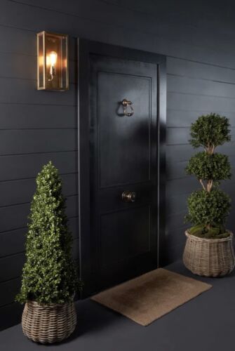 GOODMAN OUTDOOR  WALL LIGHT ANTIQUE BRASS - LARGE