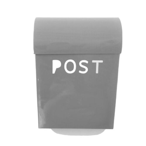 LOCKABLE POST BOX – LARGE MAIL BOX - Grey 28 cm x 37 cm x 17 cm