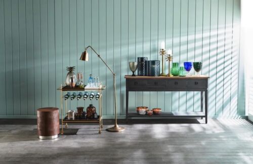 NEWBURY FLOOR LAMP ANTIQUE BRASS By Florabelle