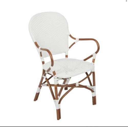 MARNIE RATTAN CHAIR WHITE