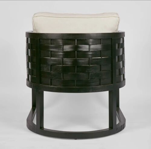 Weave Occasional Chair Black By Florabelle Living
