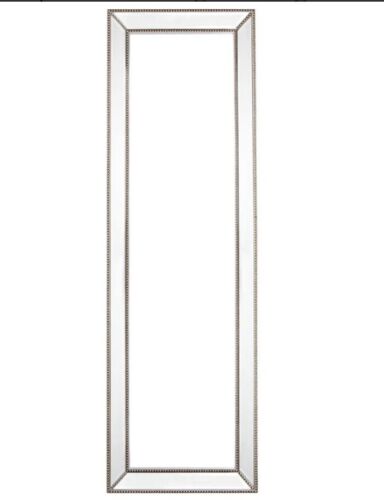 Zeta Cheval Mirror - Antique Silver - 155 cm Height - RRP $445.00