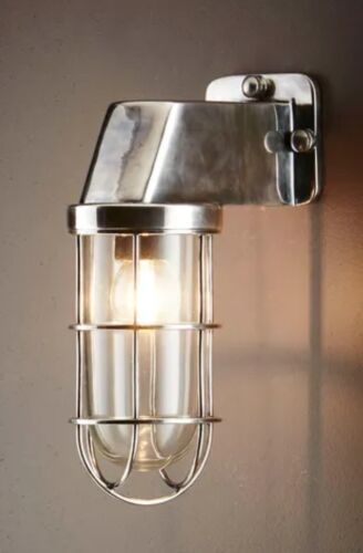 ROYAL LONDON OUTDOOR WALL LIGHT ANTIQUE SILVER By Emac & Lawton