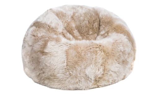 LONG WOOL BEAN BAG Sheepskin - NAPPA 92 X 92 CM