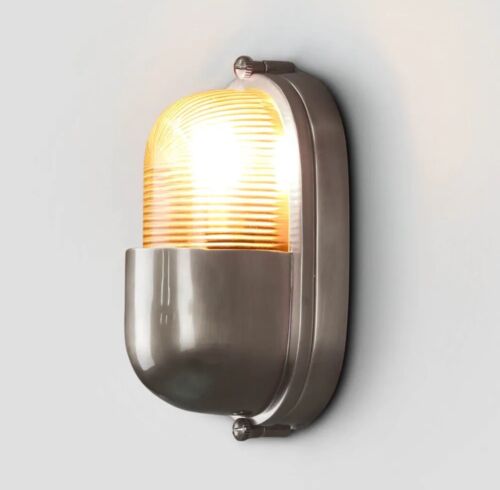 ANCHOR OUTDOOR WALL LIGHT SILVER By Emac & Lawton