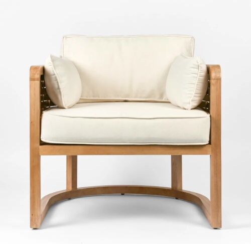 Weave Teak Armchair -Outdoor By Florabelle Living